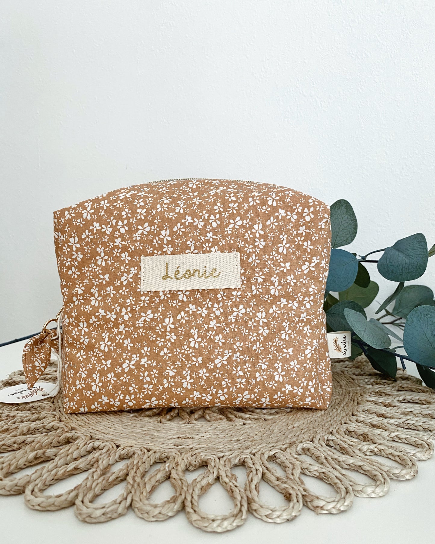Trousse de toilette matelassée ECRU