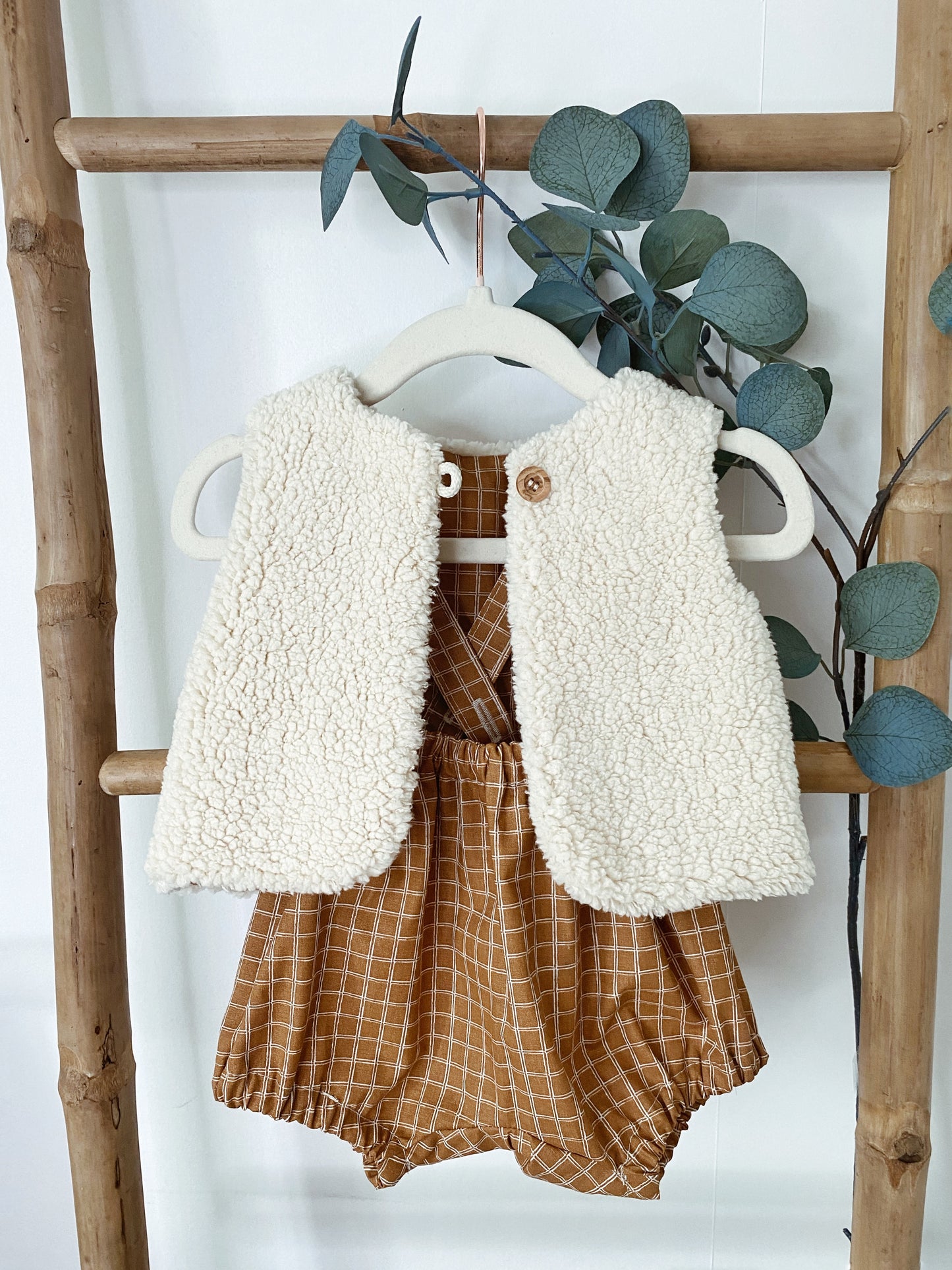 Gilet de berger réversible bébé et enfant personnalisable