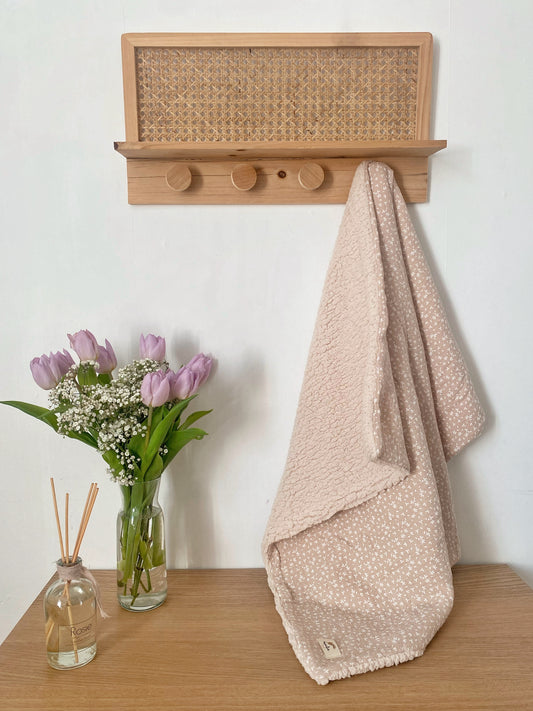 Couverture bébé en coton FLEUR DE COTON