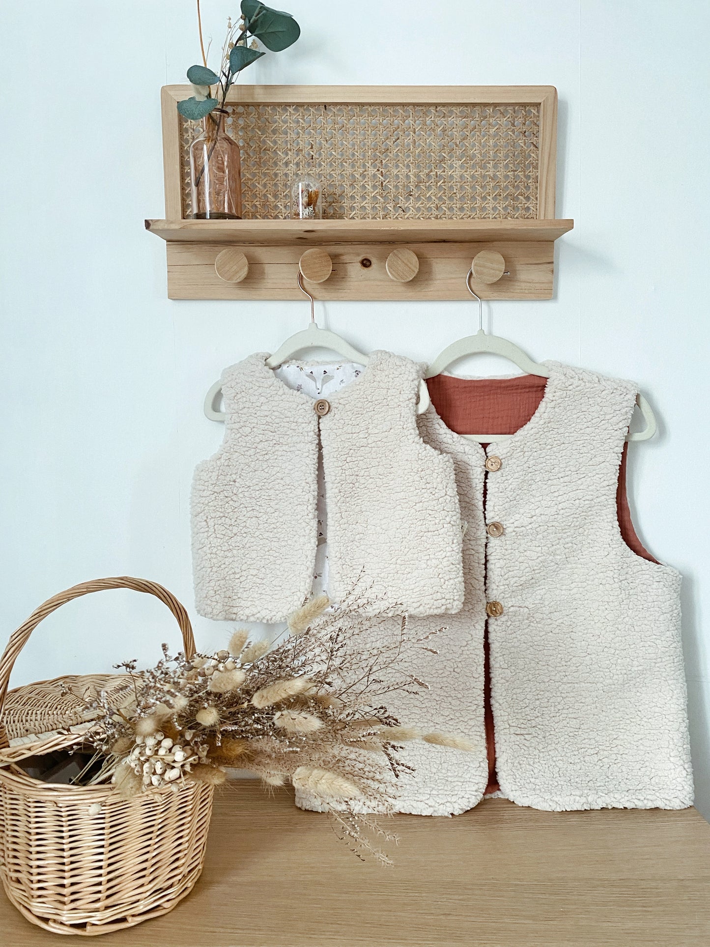 Gilet de berger réversible femme personnalisable