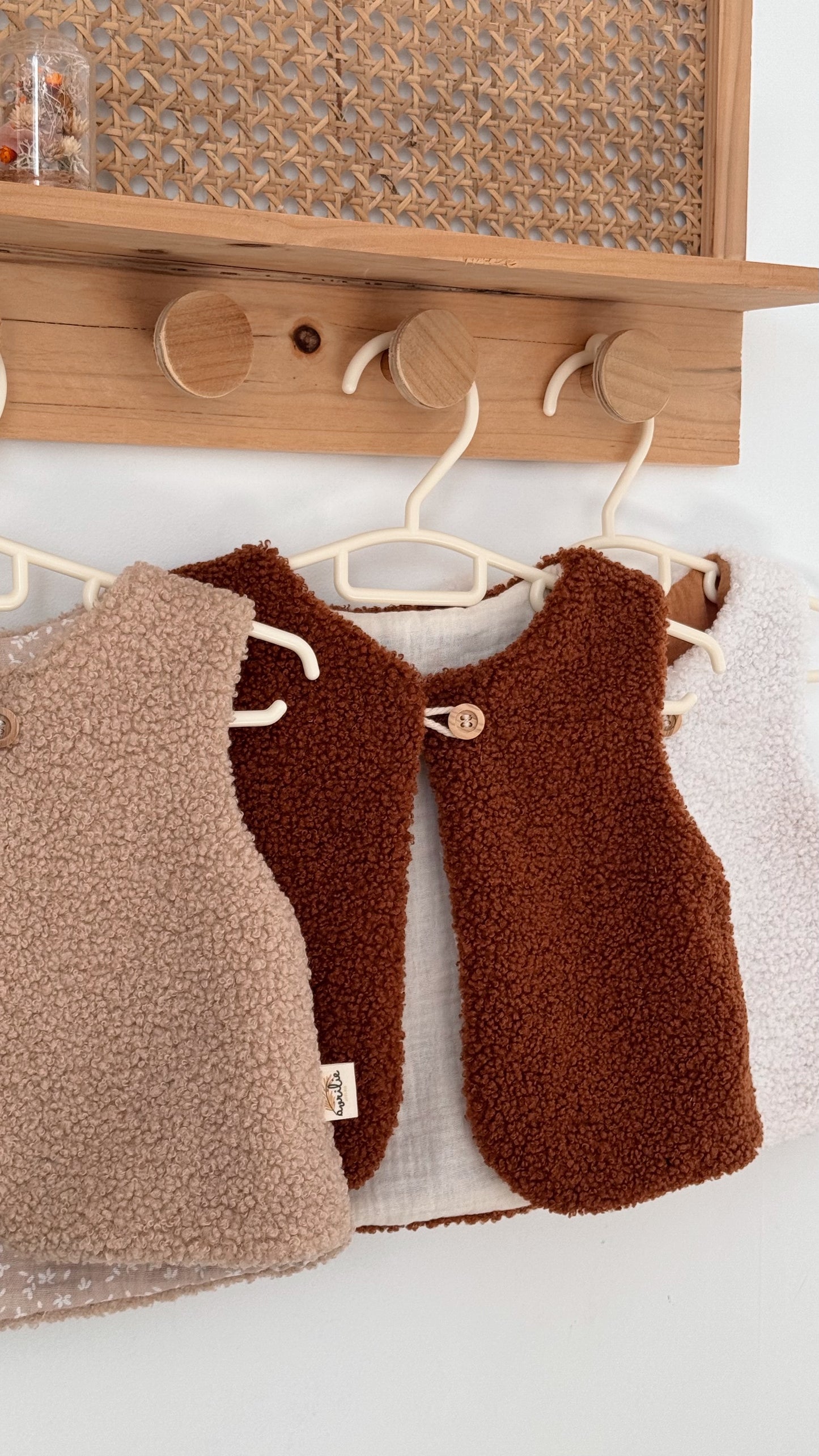 Gilet de berger réversible bébé et enfant COLLECTION TEDDY