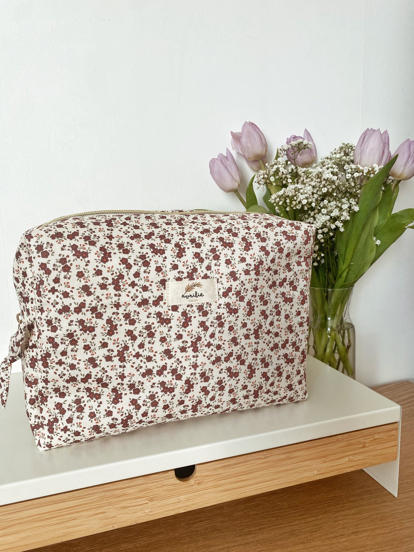 Trousse de toilette matelassée BLOOM