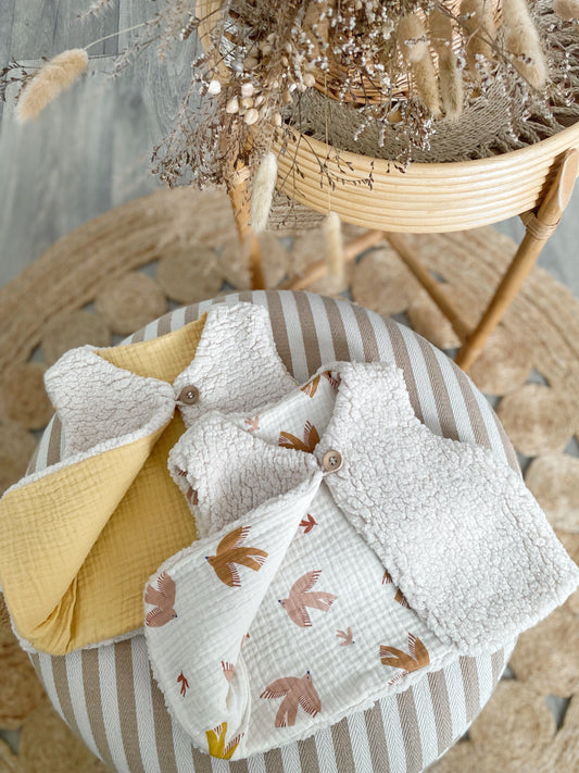 Gilet de berger réversible bébé COLLECTION NECTAR