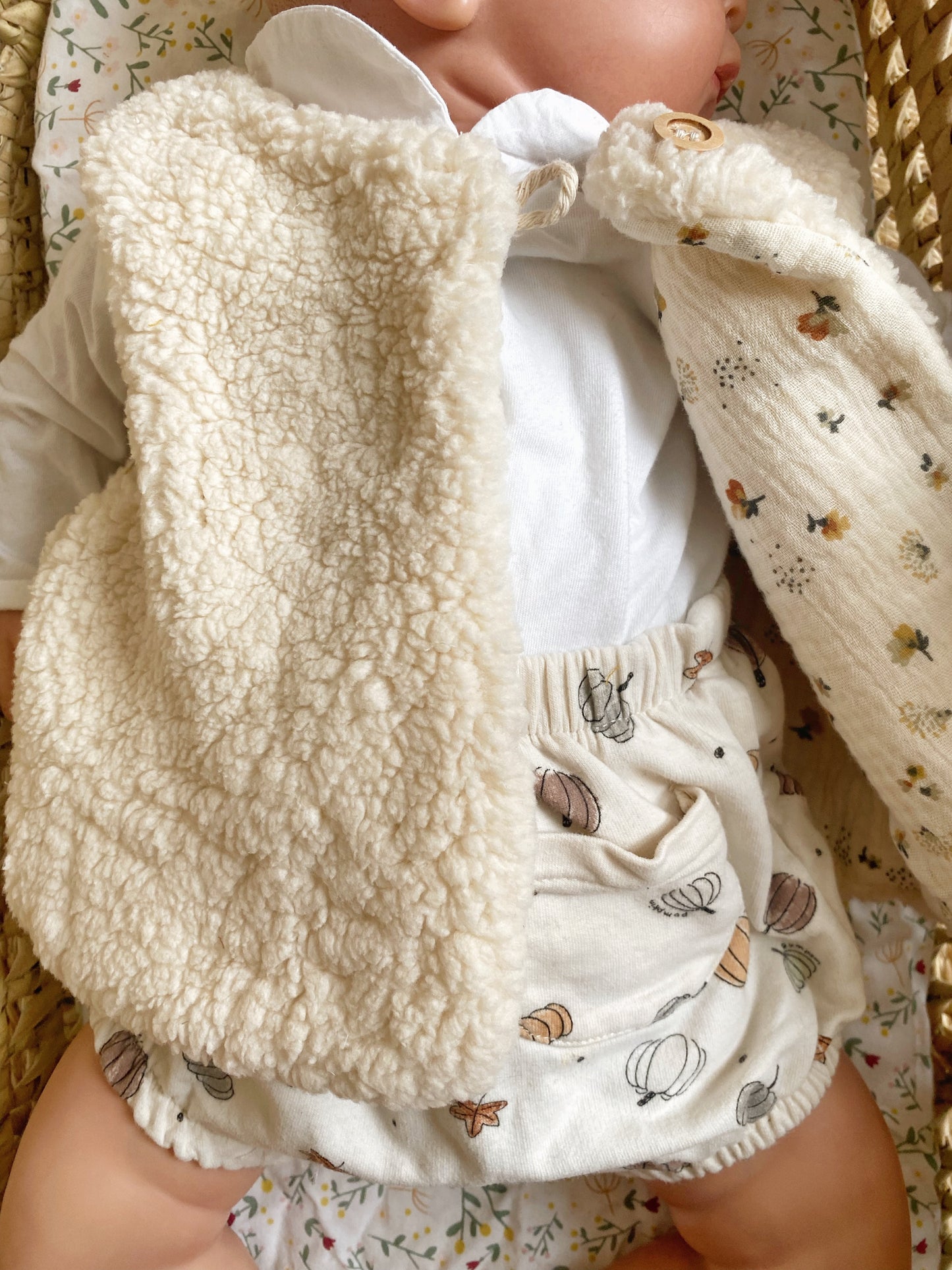 Gilet de berger réversible bébé COLLECTION NECTAR