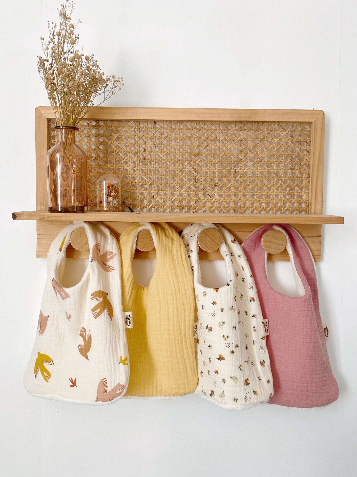 Semainier bavoirs bébé personnalisables