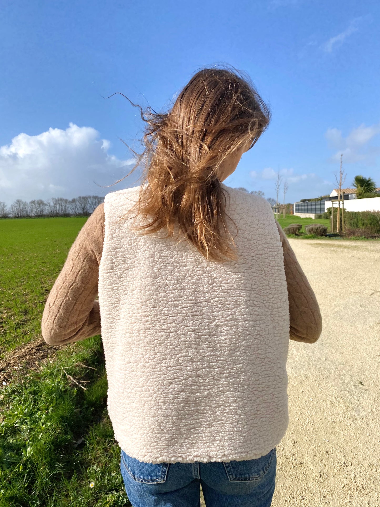 Gilet de berger réversible femme personnalisable