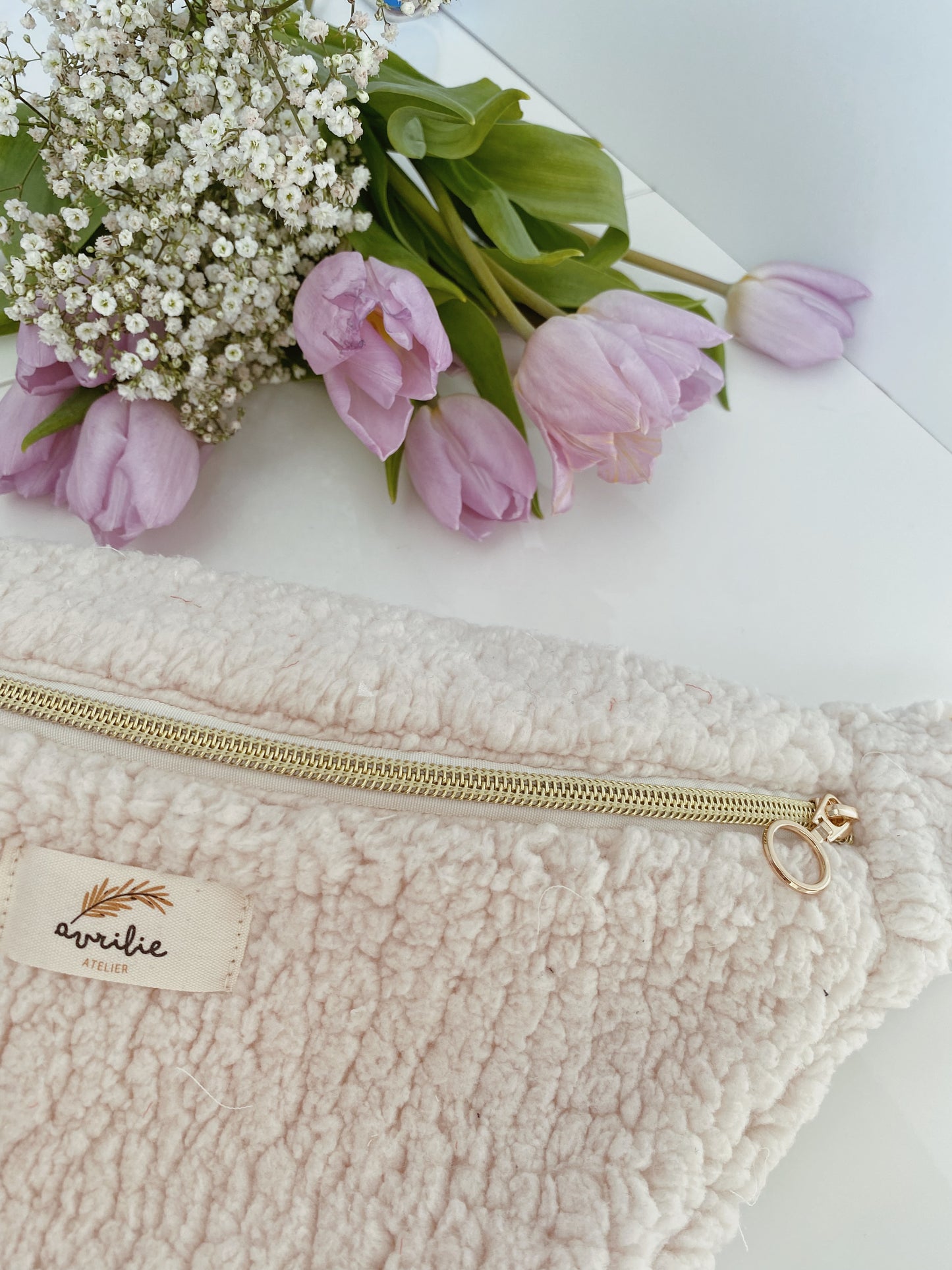 Sac banane SHERPA ECRU