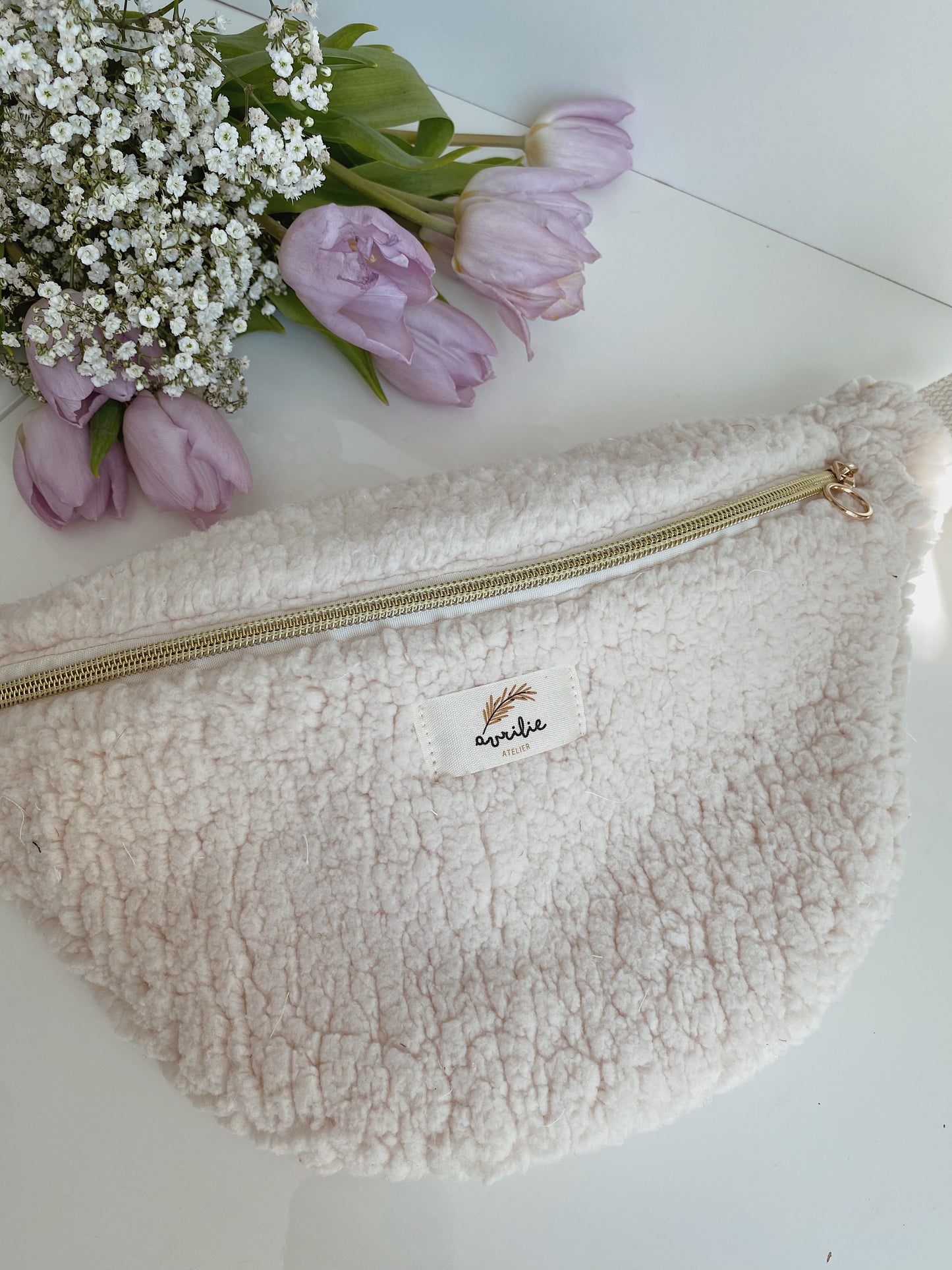 Sac banane SHERPA ECRU