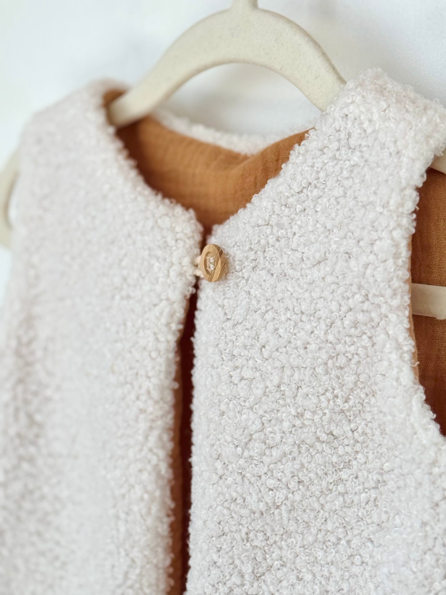 Gilet de berger réversible bébé et enfant COLLECTION TEDDY