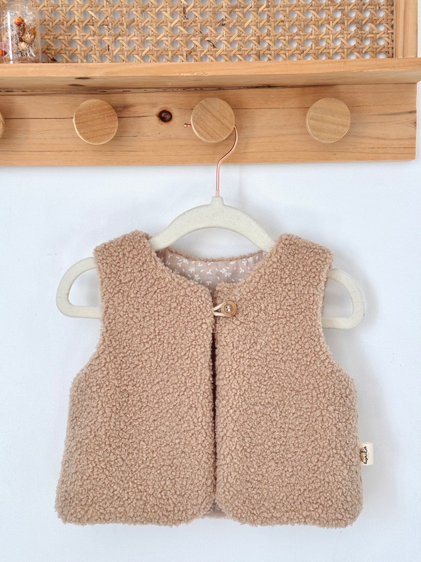 Gilet de berger réversible bébé et enfant COLLECTION TEDDY