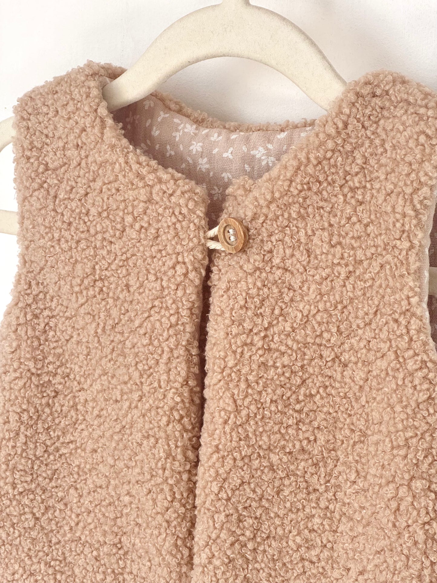 Gilet de berger réversible bébé et enfant COLLECTION TEDDY