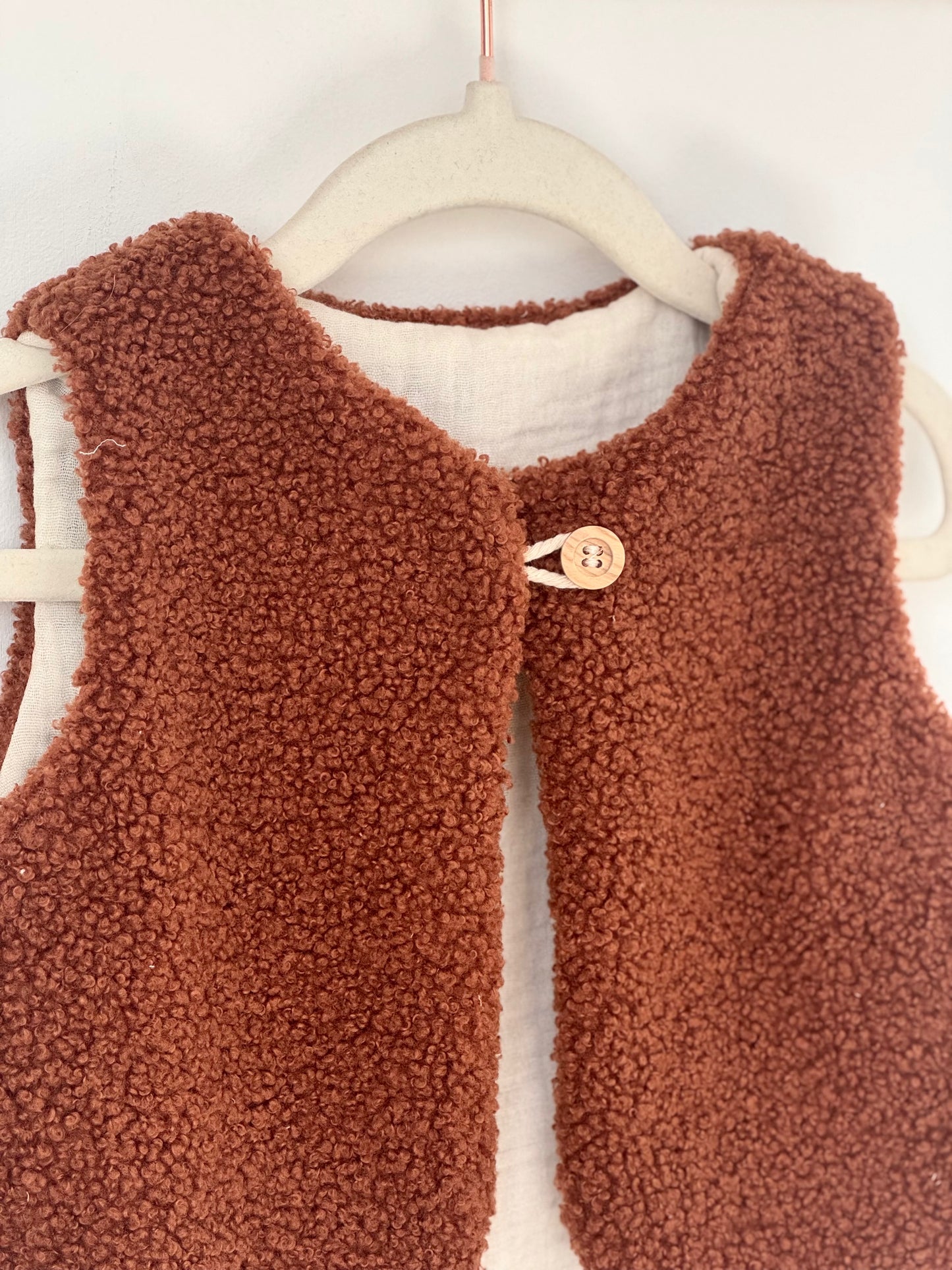 Gilet de berger réversible bébé et enfant COLLECTION TEDDY
