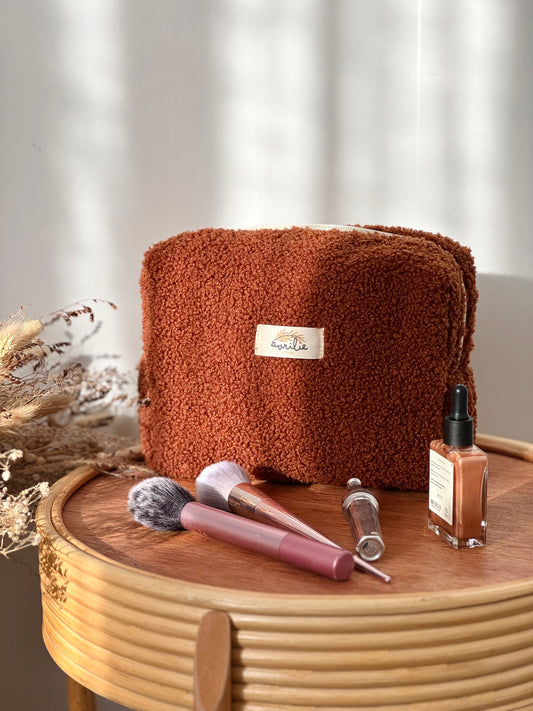 Trousse de toilette Teddy bouclette TOFFEE