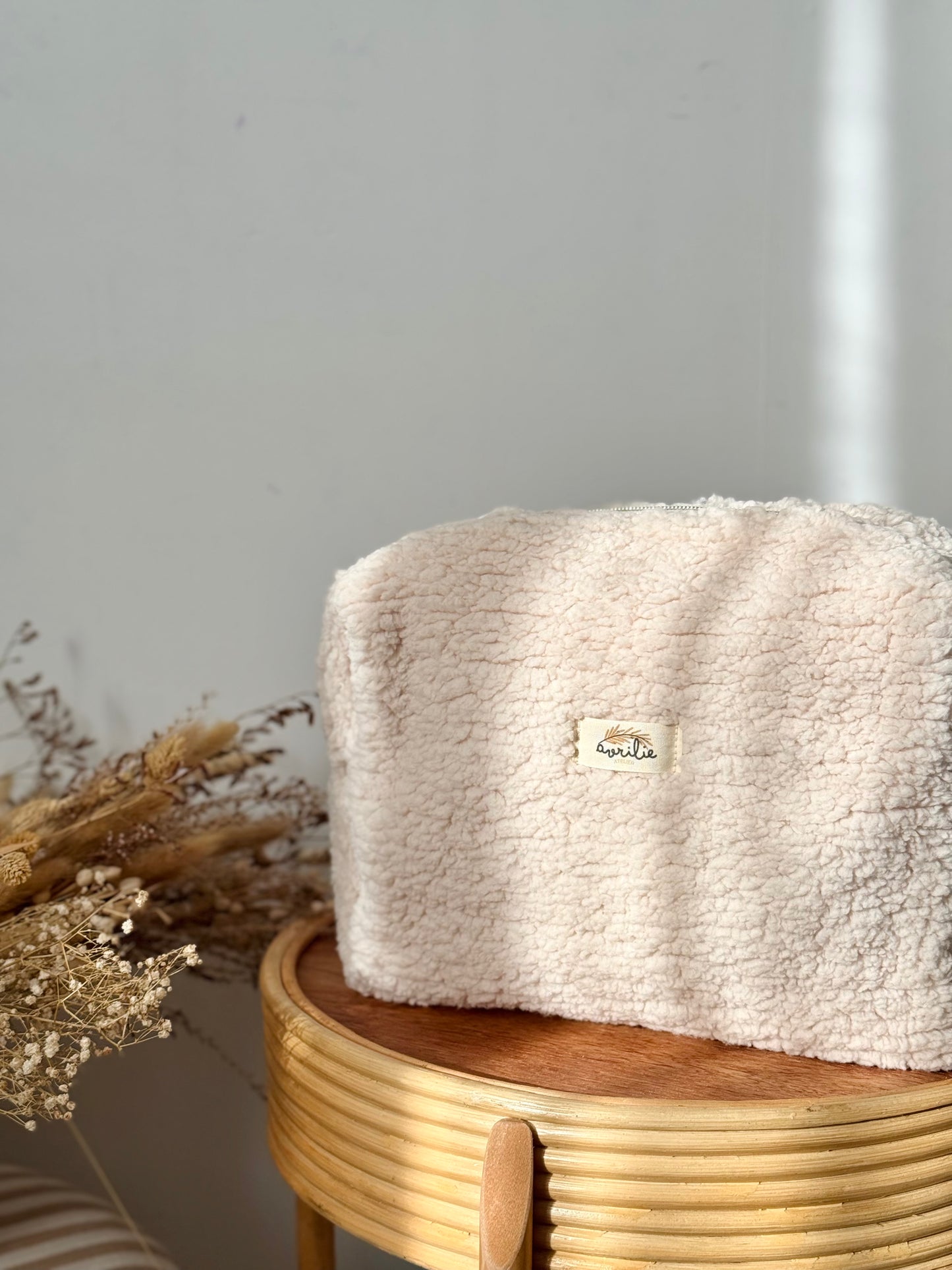 Trousse de toilette Sherpa ÉCRU