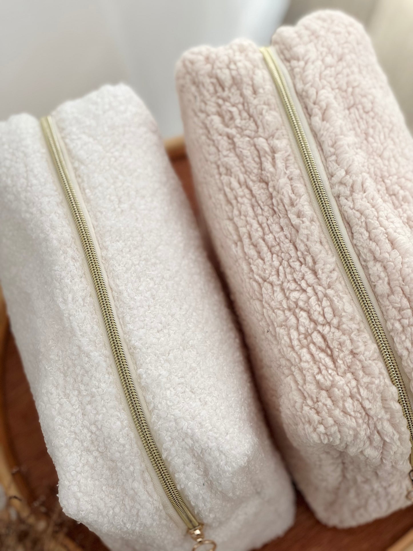 Trousse de toilette Sherpa ÉCRU