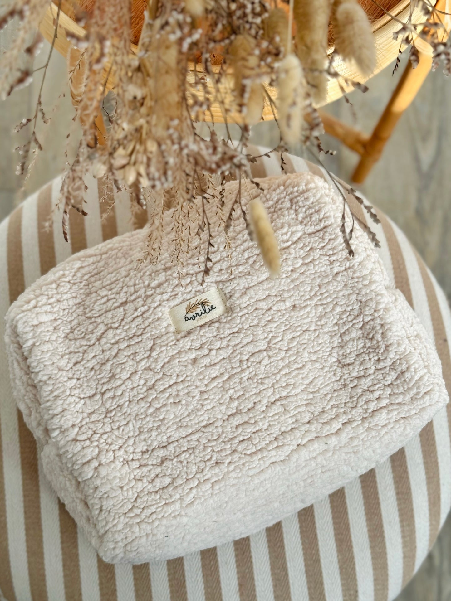 Trousse de toilette Sherpa ÉCRU