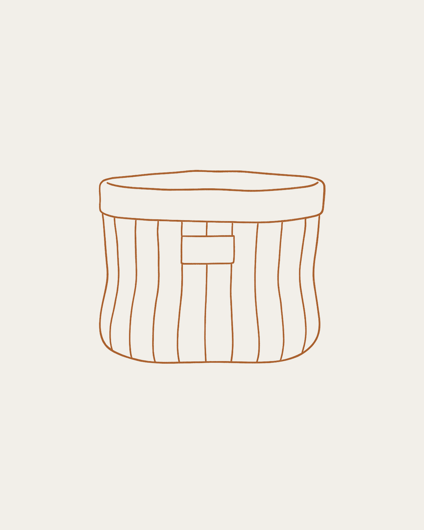 Panier de rangement personnalisable