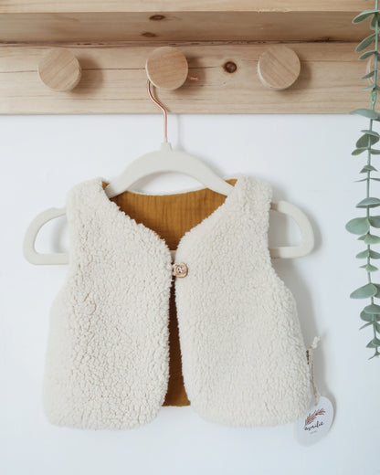 Baby reversible shepherd vest
