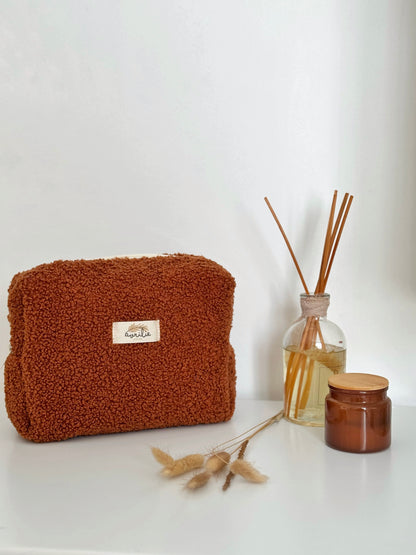 Trousse de toilette Teddy bouclette TOFFEE