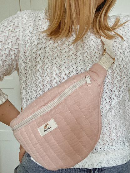 Sac banane VIEUX ROSE