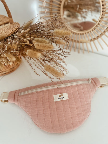 Sac banane VIEUX ROSE