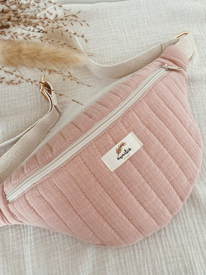 Sac banane VIEUX ROSE