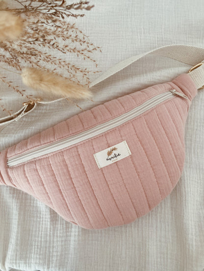 Sac banane VIEUX ROSE