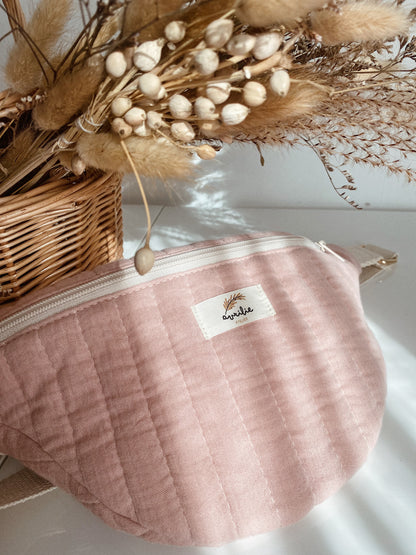 Sac banane VIEUX ROSE