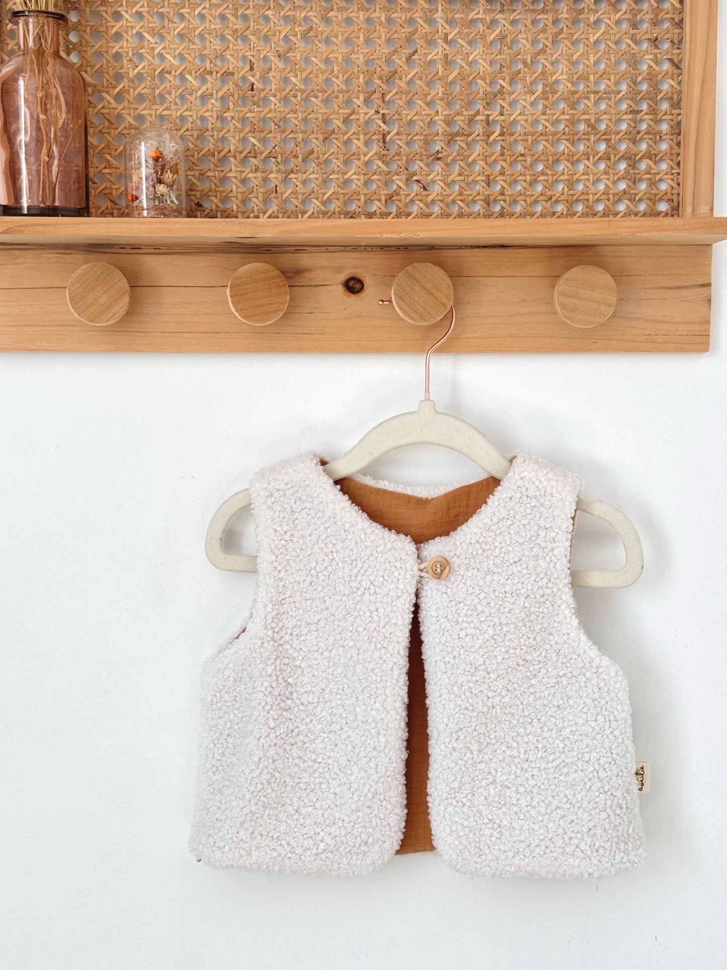 Baby reversible shepherd vest NEW COLLECTION