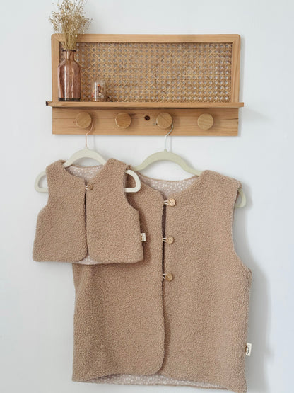 Baby reversible shepherd vest NEW COLLECTION