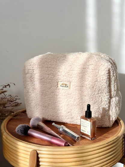 Trousse de toilette Sherpa ÉCRU