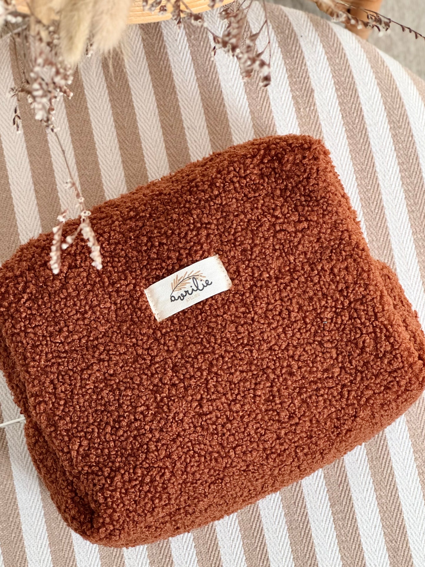 Trousse de toilette Teddy bouclette TOFFEE