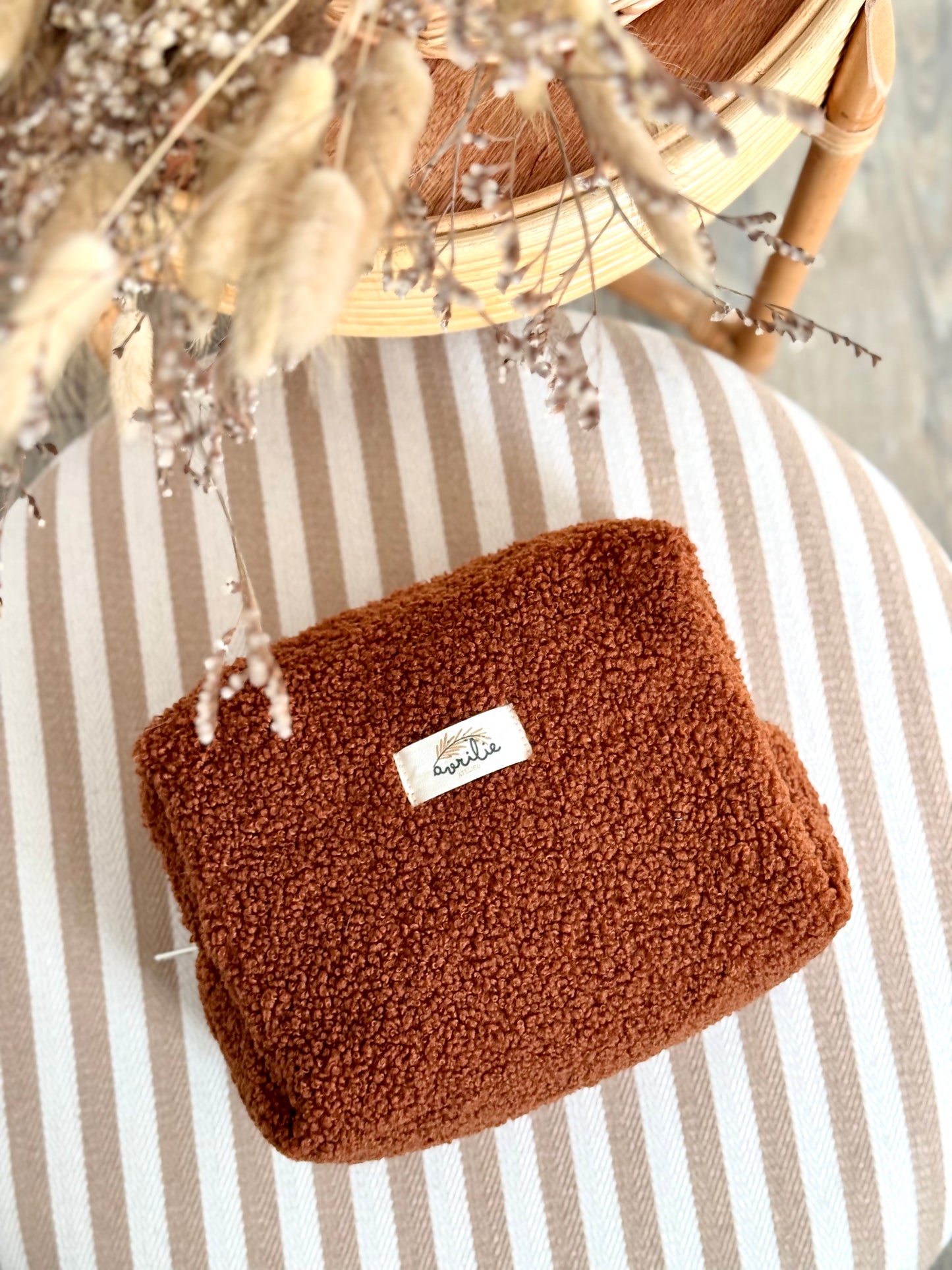 Trousse de toilette Teddy bouclette TOFFEE