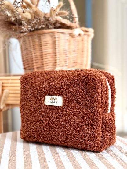 Trousse de toilette Teddy bouclette TOFFEE