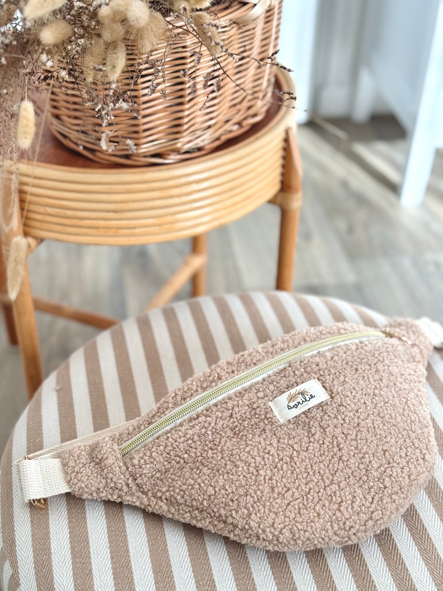 Sac banane Teddy bouclette OURSON