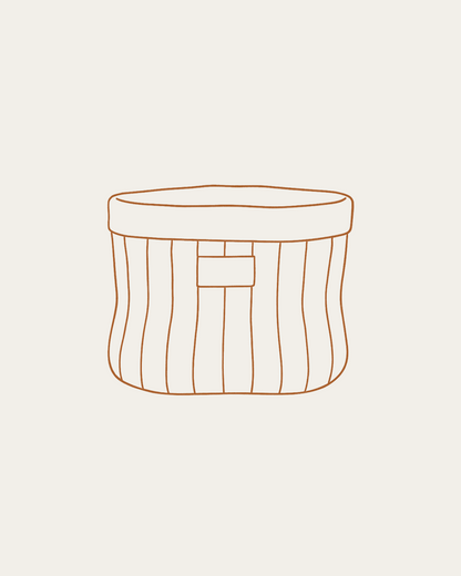 Panier de rangement personnalisable